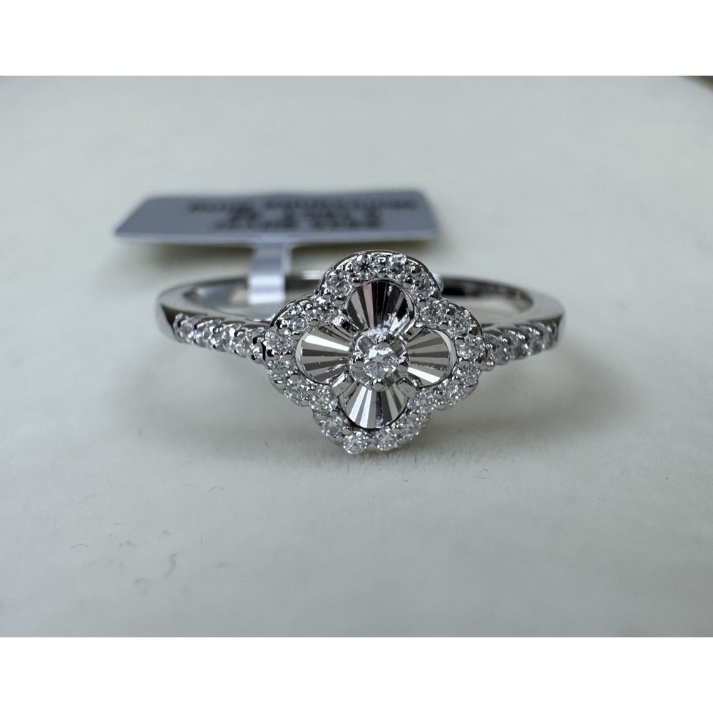 New Moissanite Engagement Ring 0.18CT GRA Certified 925 Sterling Silver Sz 9